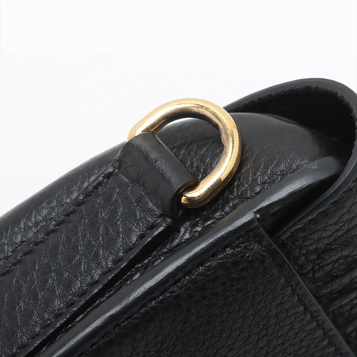 Christian Dior Bobby Leather Shoulder Bag Black