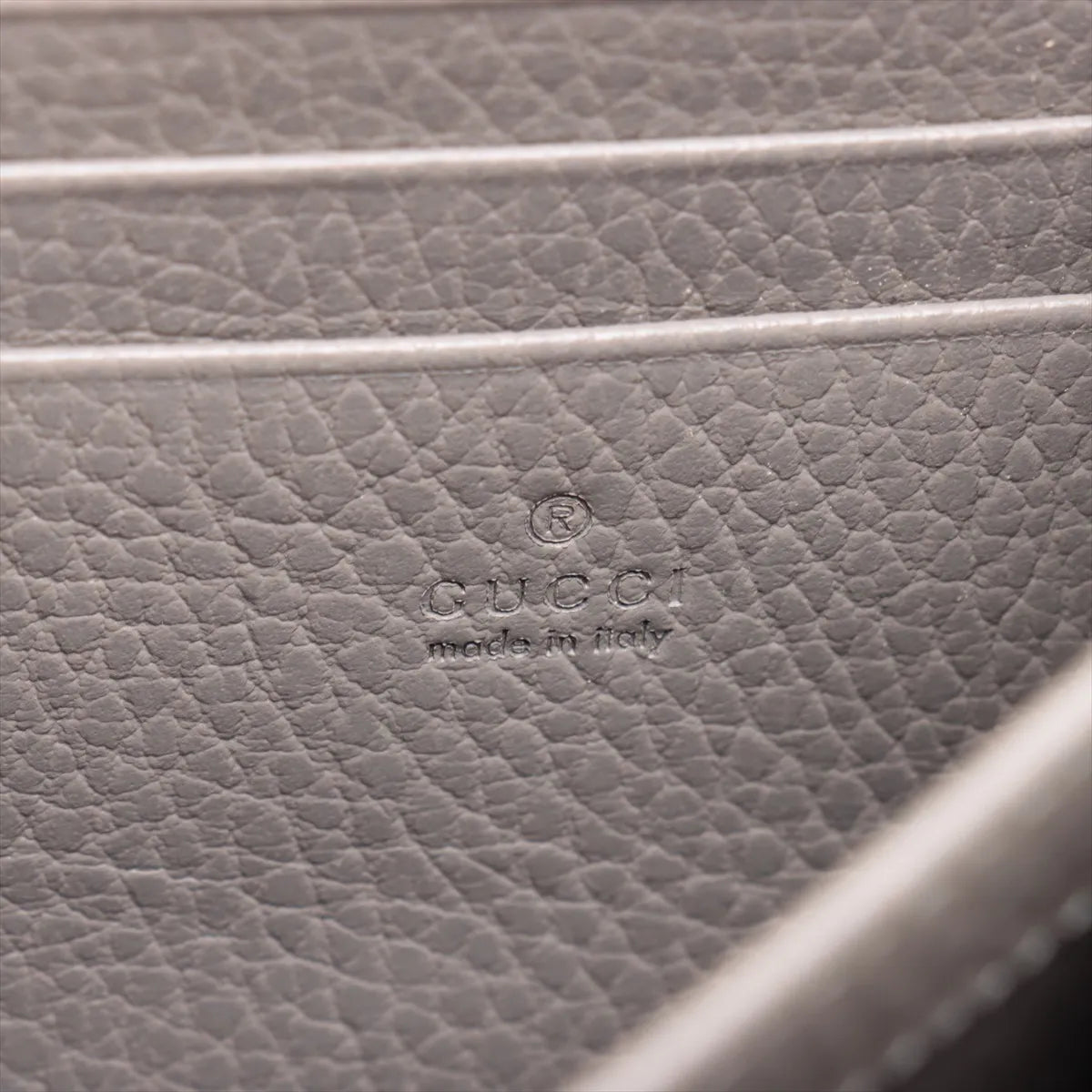 Gucci Dionysus Leather Chain Wallet Gray