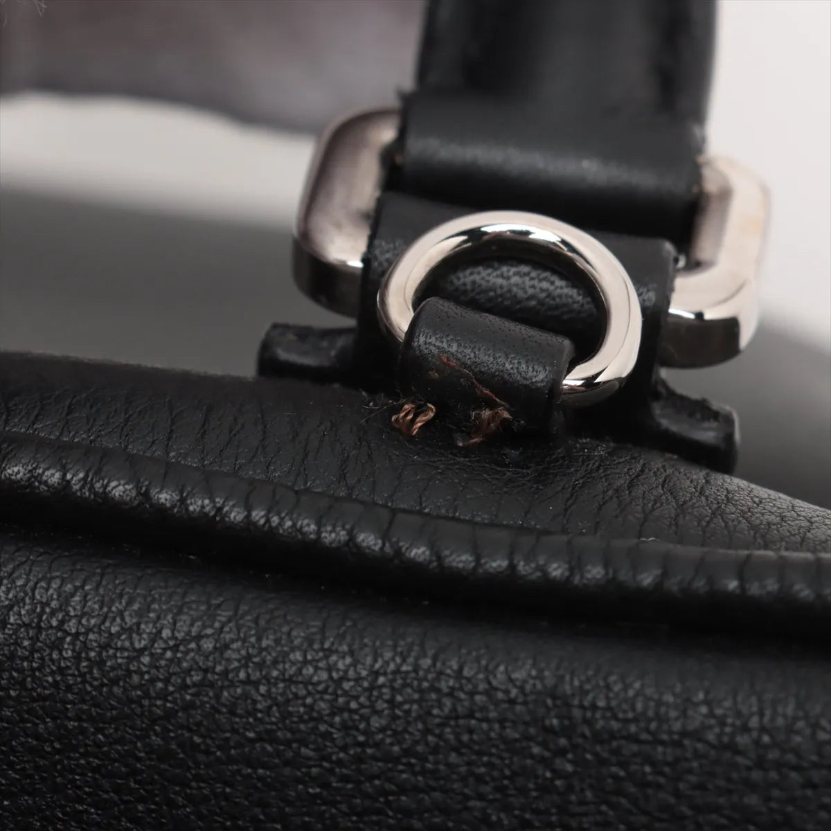 Loewe Amazona 28 Leather Two-Way Handbag Black