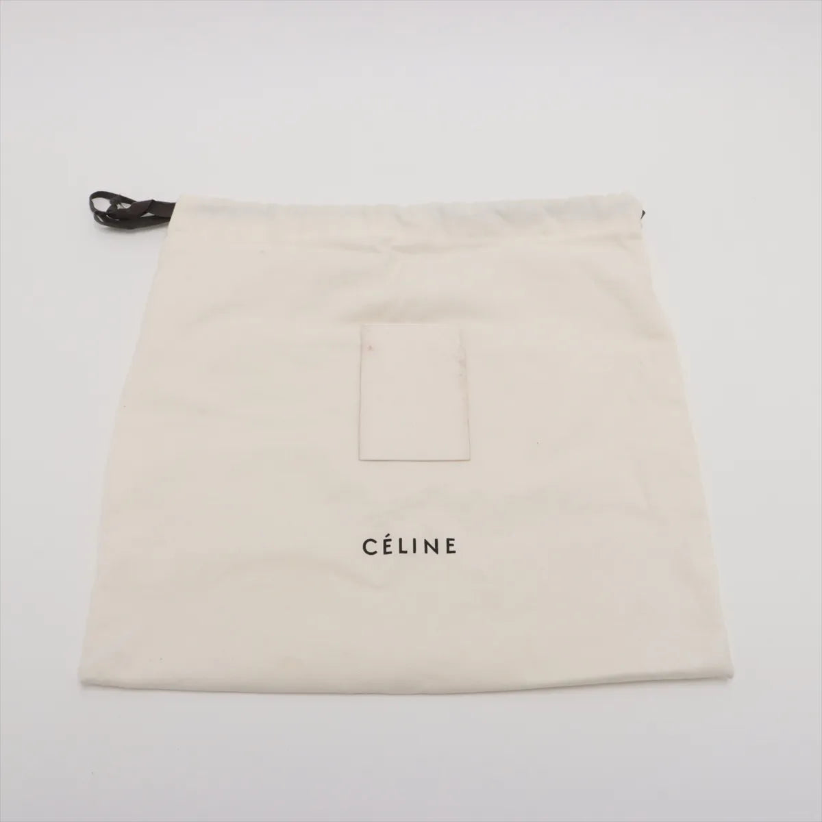 Celine Luggage Nano Shopper Leather Two-Way Handbag Black