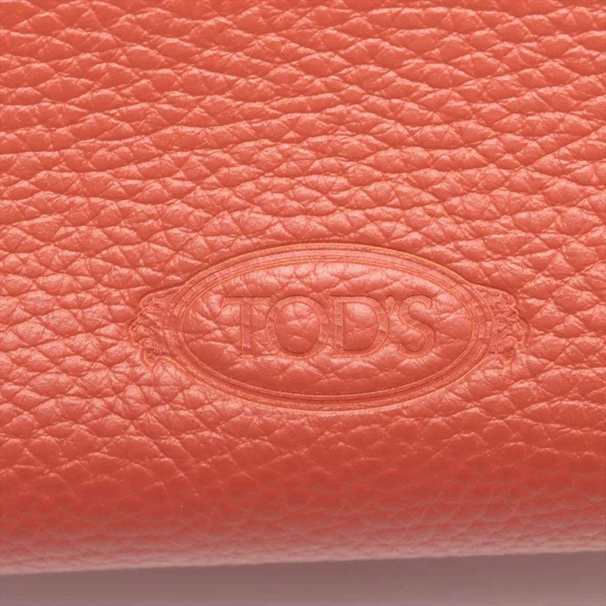 Tod's T Timeless Leather Two-Way Shoulder Bag Orange