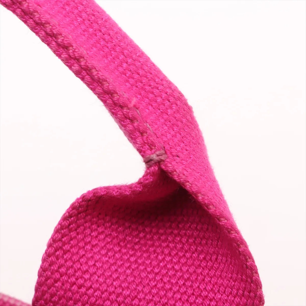 Prada Canapa Canvas Two-Way Handbag Hot Pink