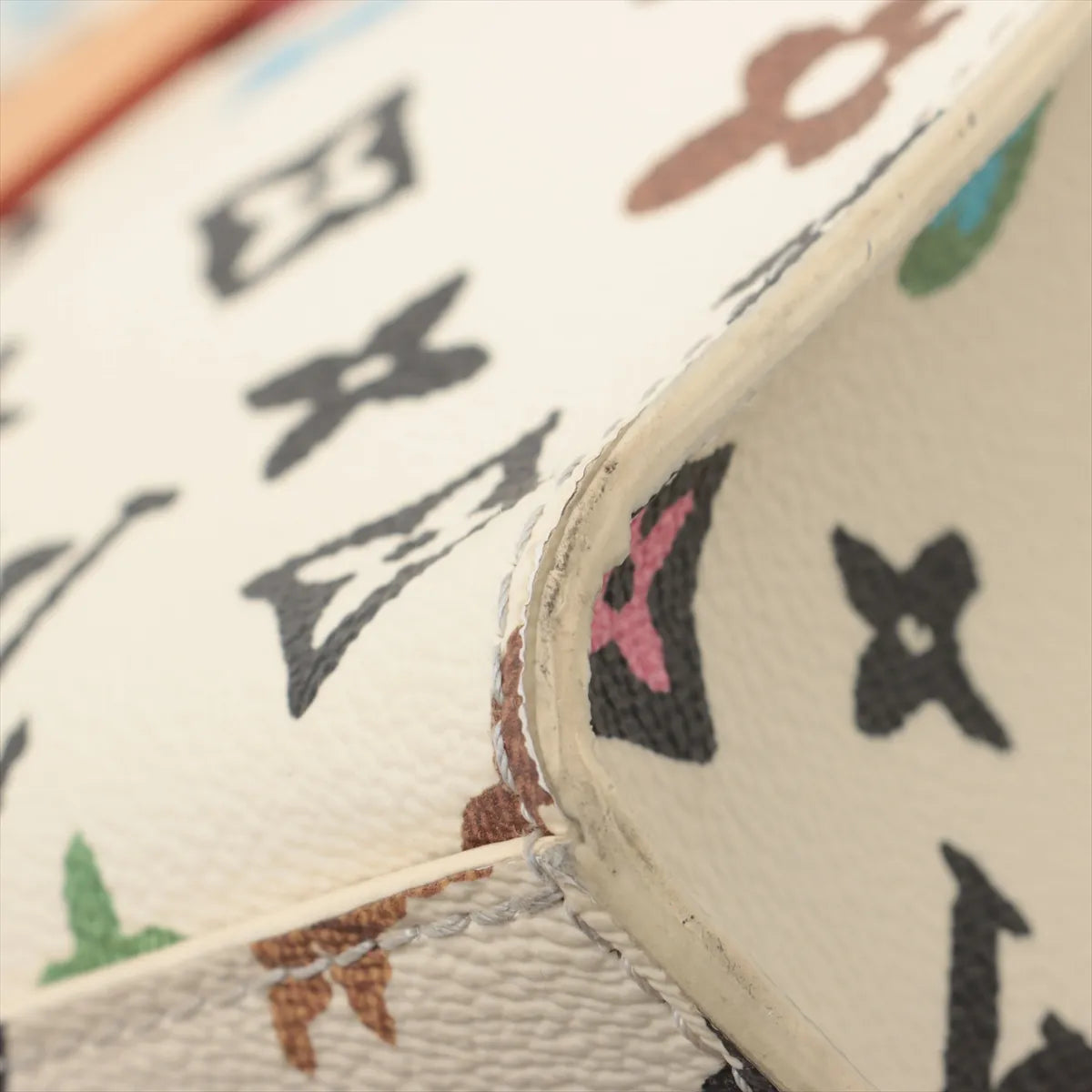 Louis Vuitton Monogram Multicolor Sac Plat Beige