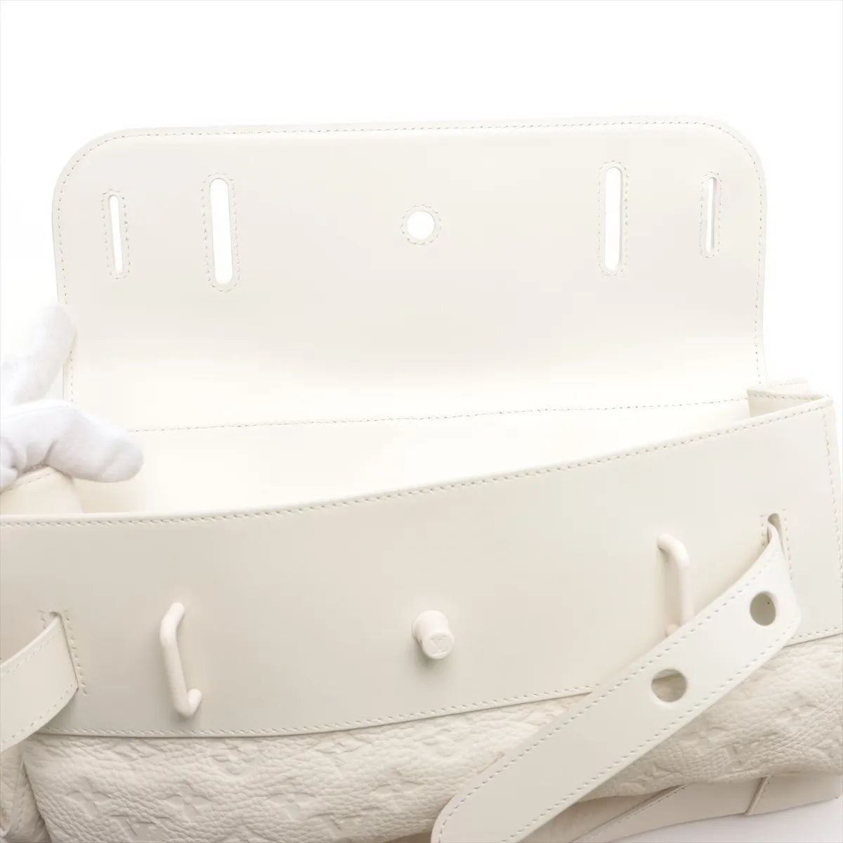 Louis Vuitton Monogram Empreinte City Steamer PM White