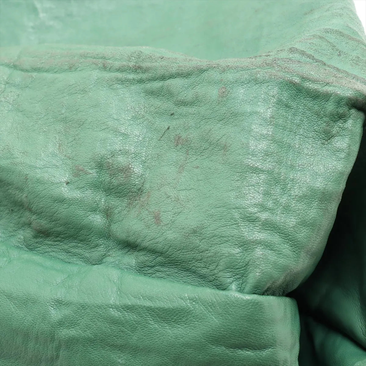 Prada Leather Tote Bag Green