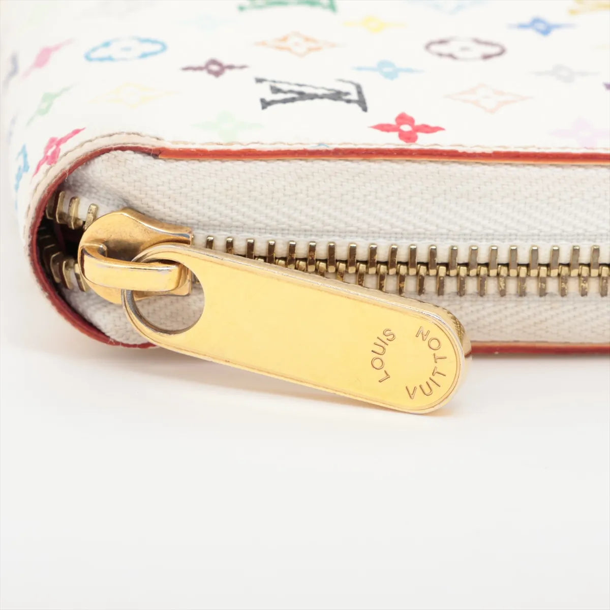 Louis Vuitton Monogram Multicolor Zippy Wallet White