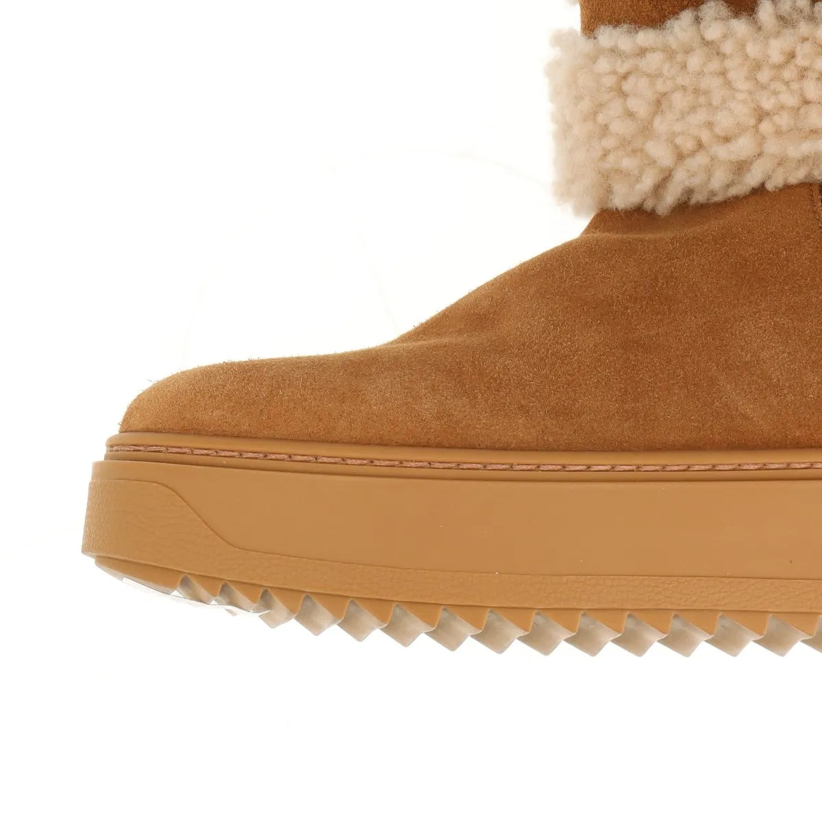 Louis Vuitton Snowdrop Suede Ankle Boot Brown