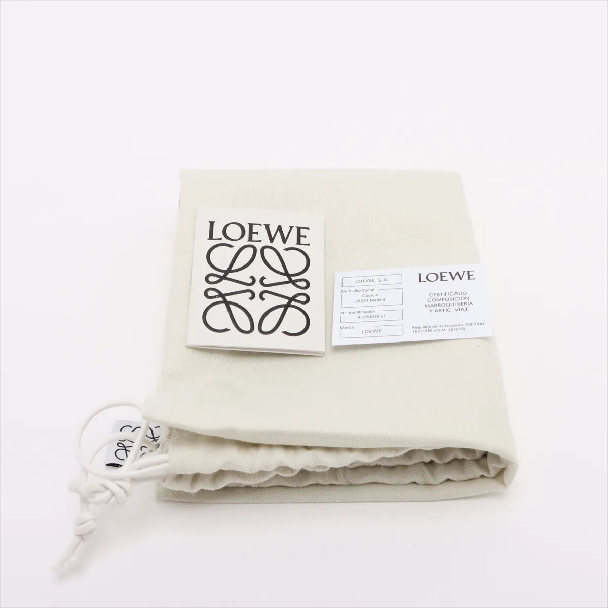 Loewe Goya Small Leather Shoulder Bag Beige