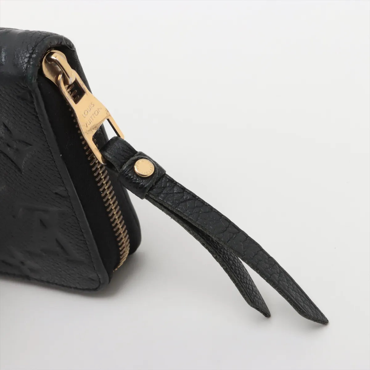 Louis Vuitton Monogram Empreinte Zippy Wallet Black