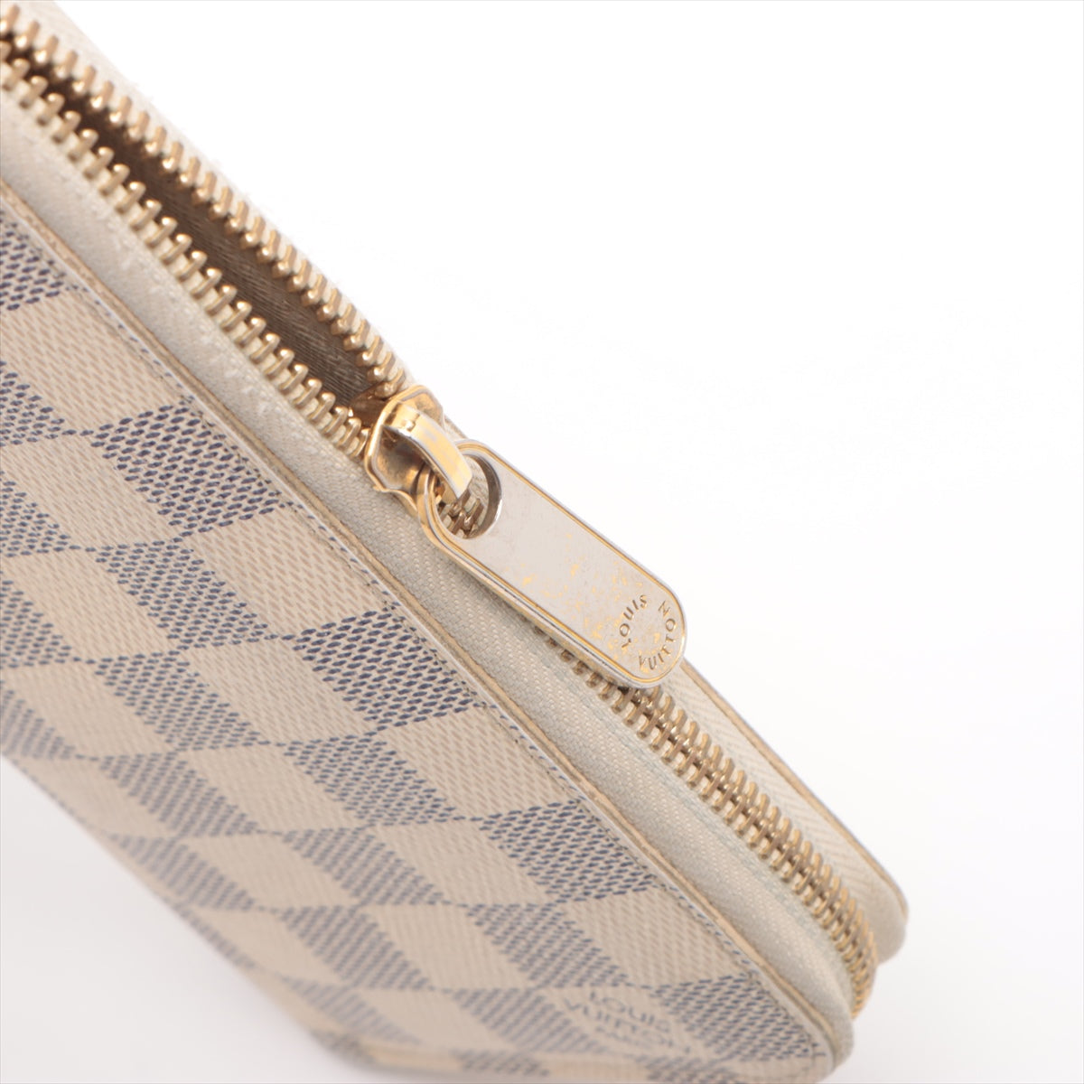 Authentic Louis Vuitton Damier Azur Zippy Wallet