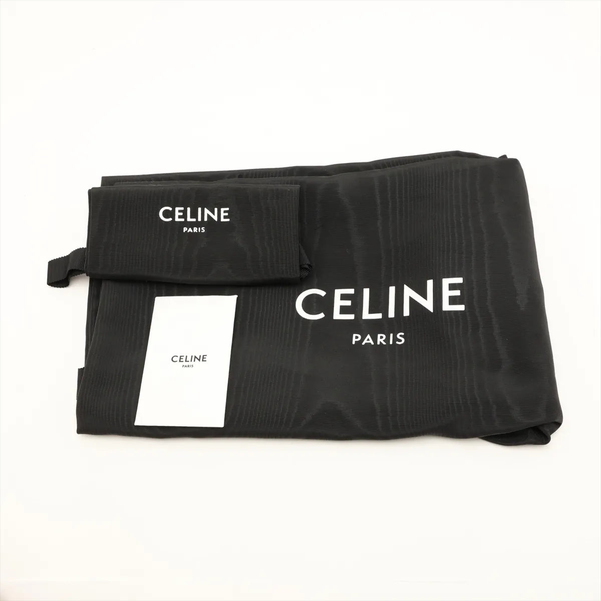 Celine Vertical Cabas Canvas Leather Two-Way Handbag Brown
