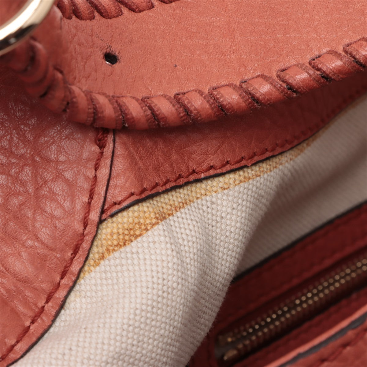 Gucci New Jackie Leather Two-Way Shoulder Bag Brown