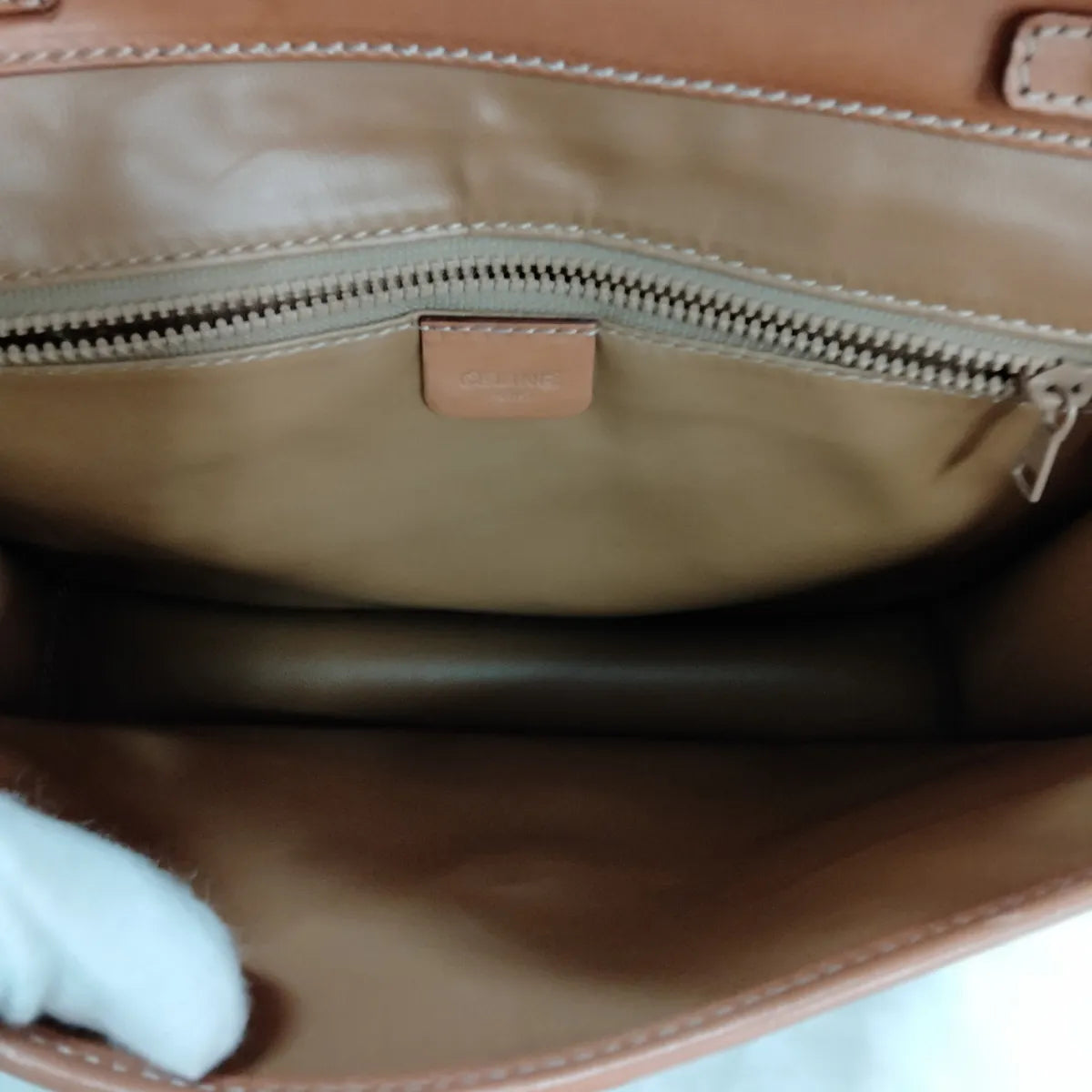 Celine Macadam Triomphe Shoulder Bag Brown — product photo 13