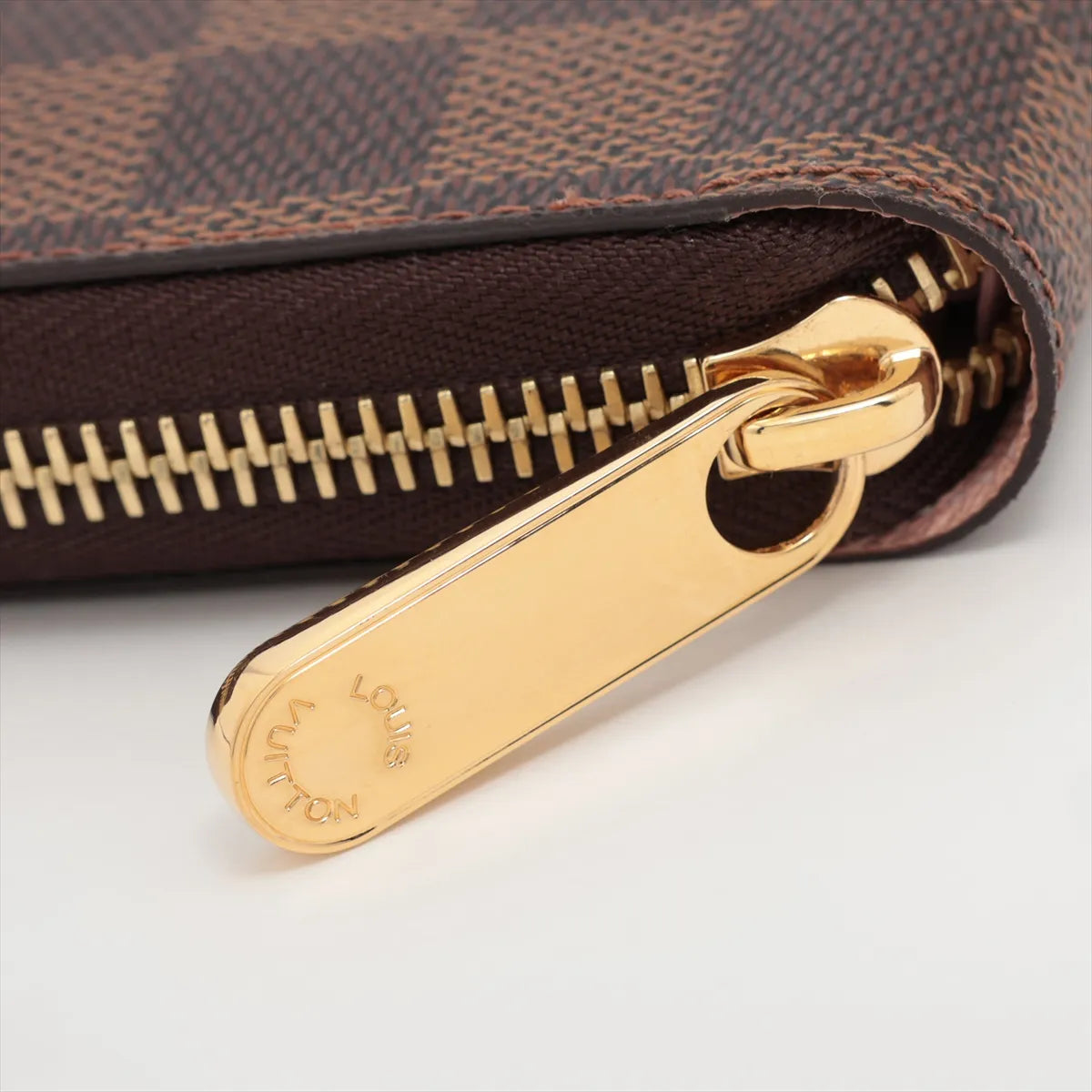 Louis Vuitton Damier Ebene Zippy Wallet Rose Ballerine