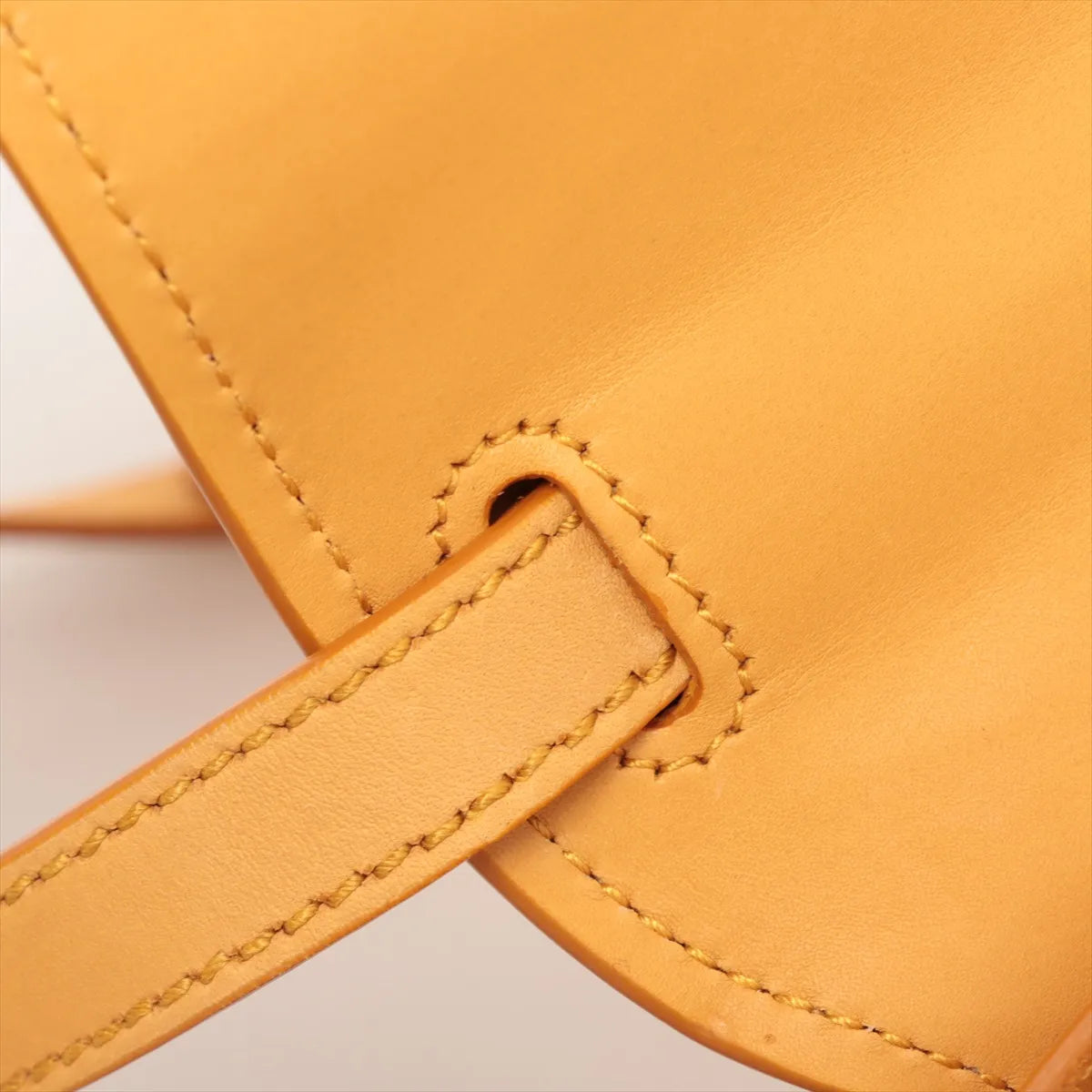 Saint Laurent Paris Kaia Leather Shoulder Bag Yellow