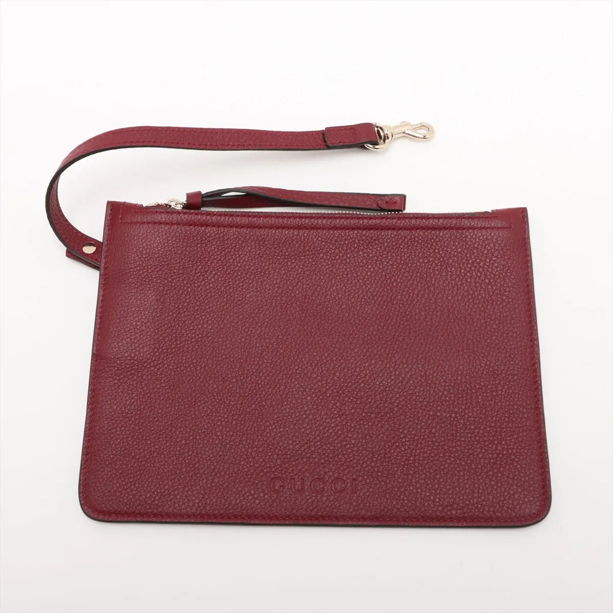 Gucci Leather Hobo Two-Way Shoulder Bag Bordeaux