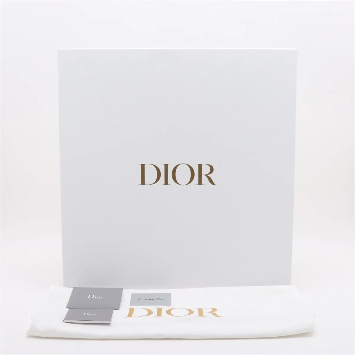 Christian Dior Oblique Book Tote Medium Canvas Bag Navy Blue