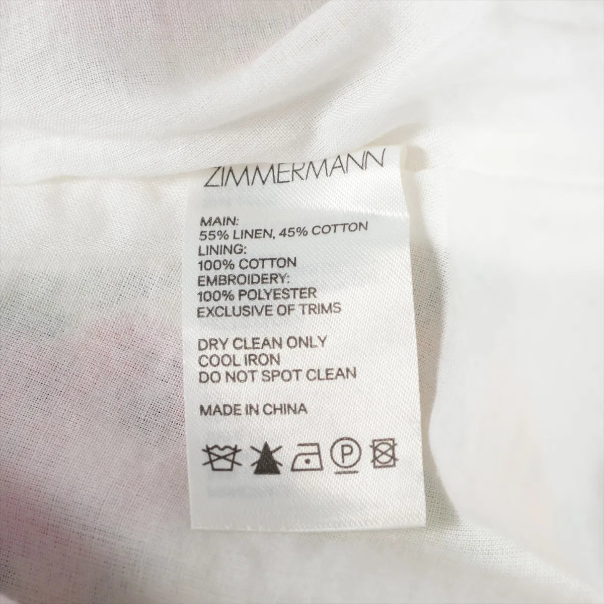 Zimmermann Allia Floral Eyelet Cotton Co-ord Sets White