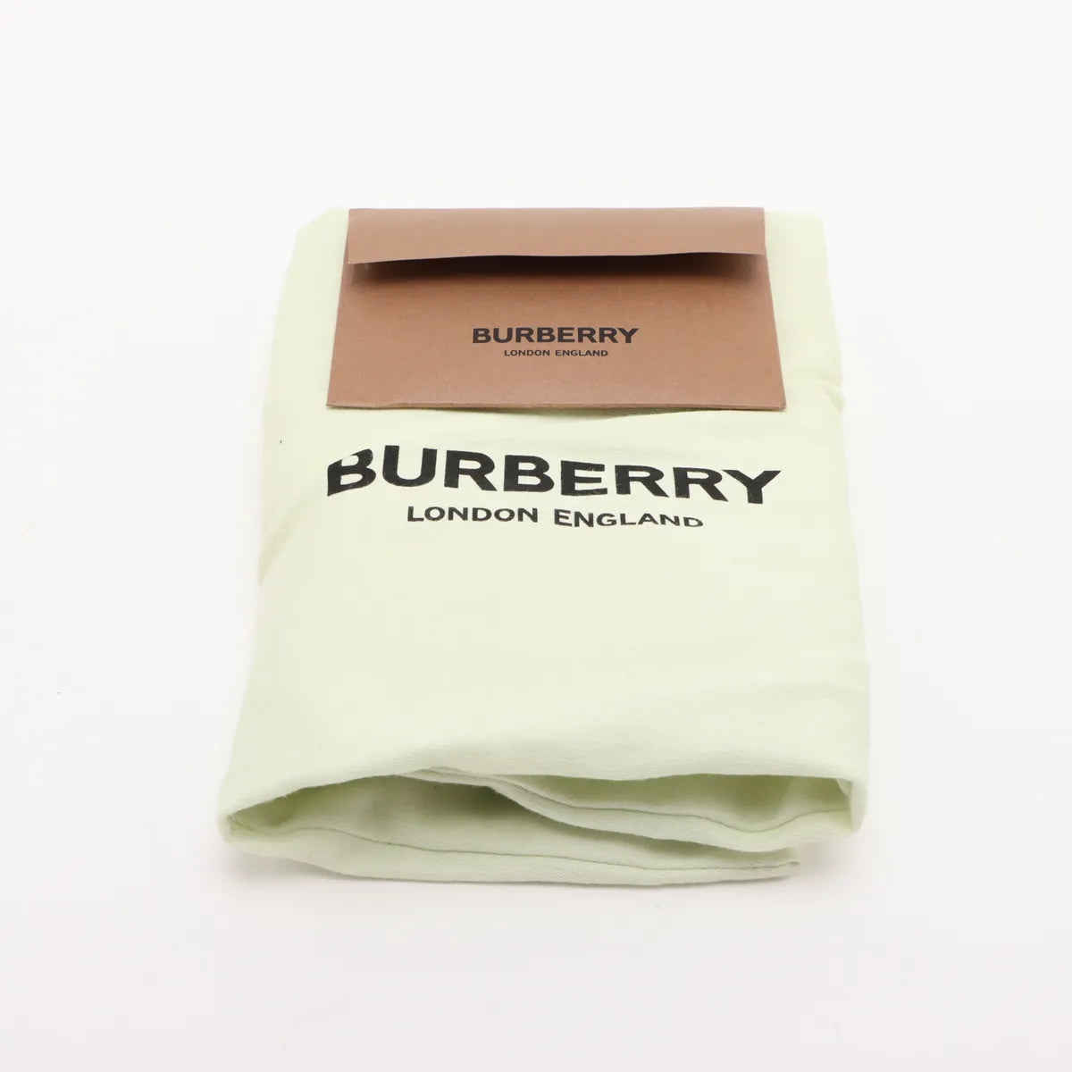 Burberry Small Drawstring Bucket Leather Two-Way Shoulder Bag Brown