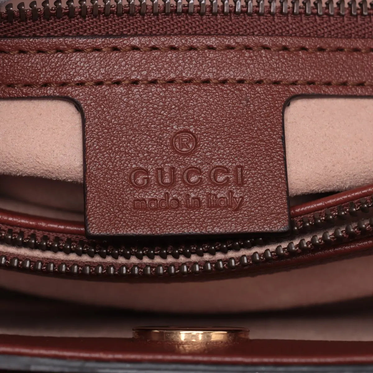 Gucci Bamboo Diana Leather Two-Way Handbag Brown