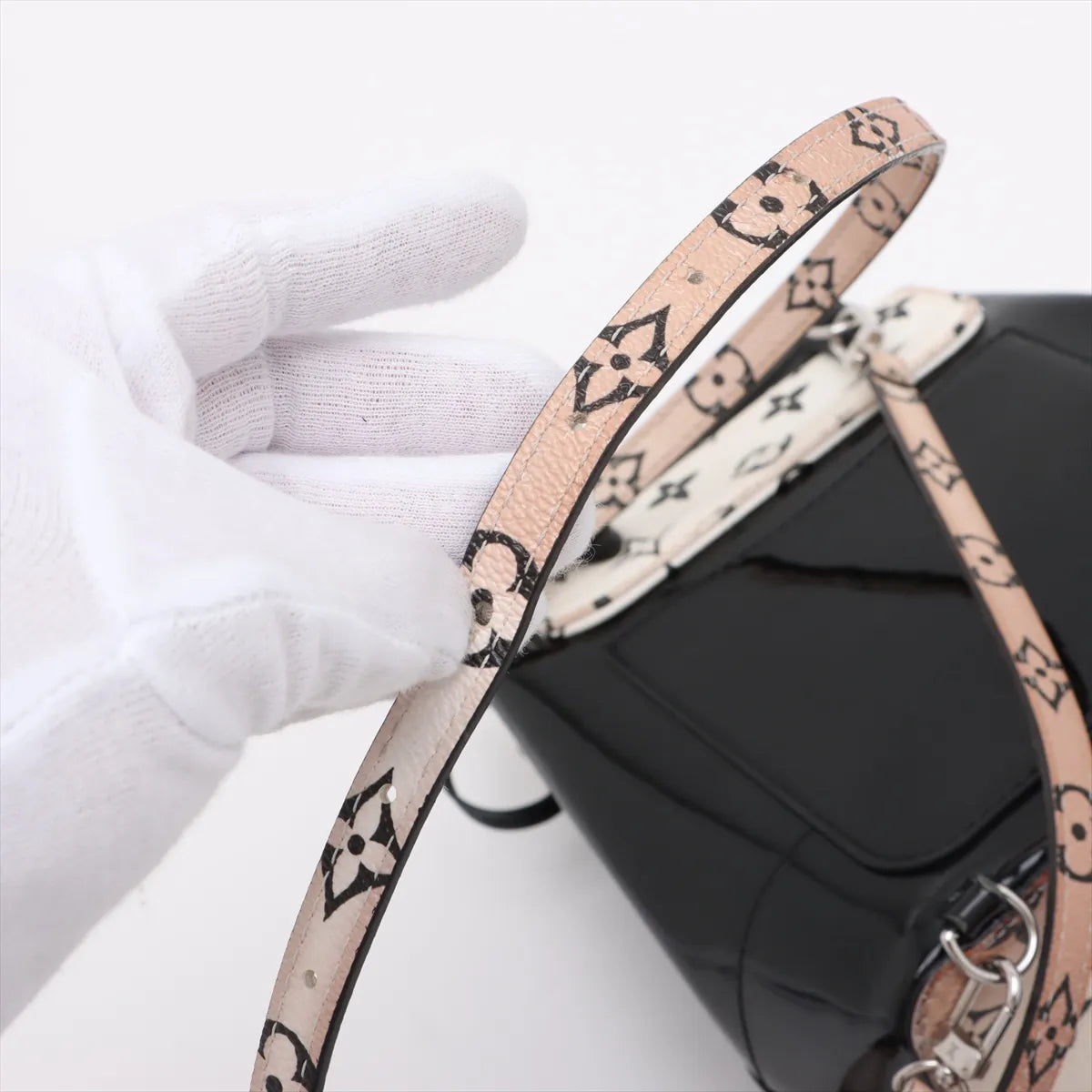 Louis Vuitton Vernis x Monogram Hot Springs Mini Backpack Black