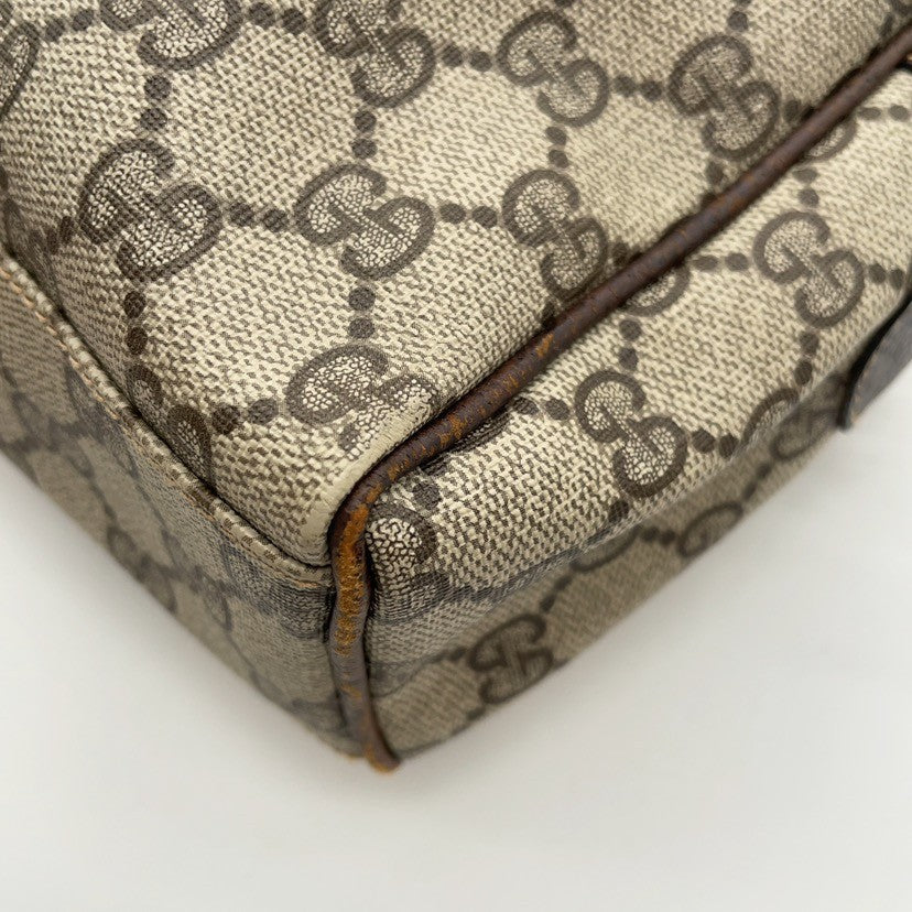 Gucci GG Supreme Leather Brown Two-Way Bag