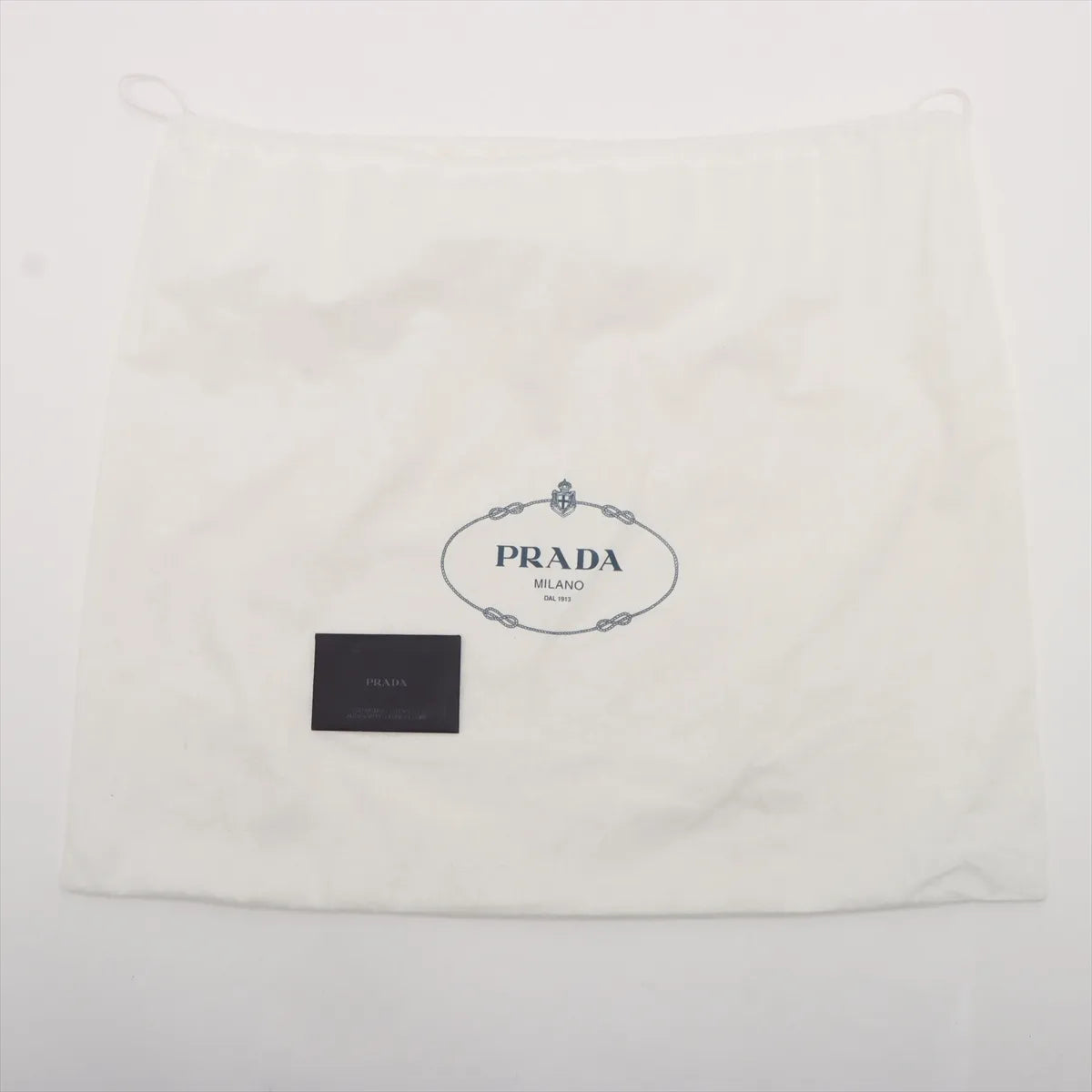 Prada Leather Two-Way Tote Bag White