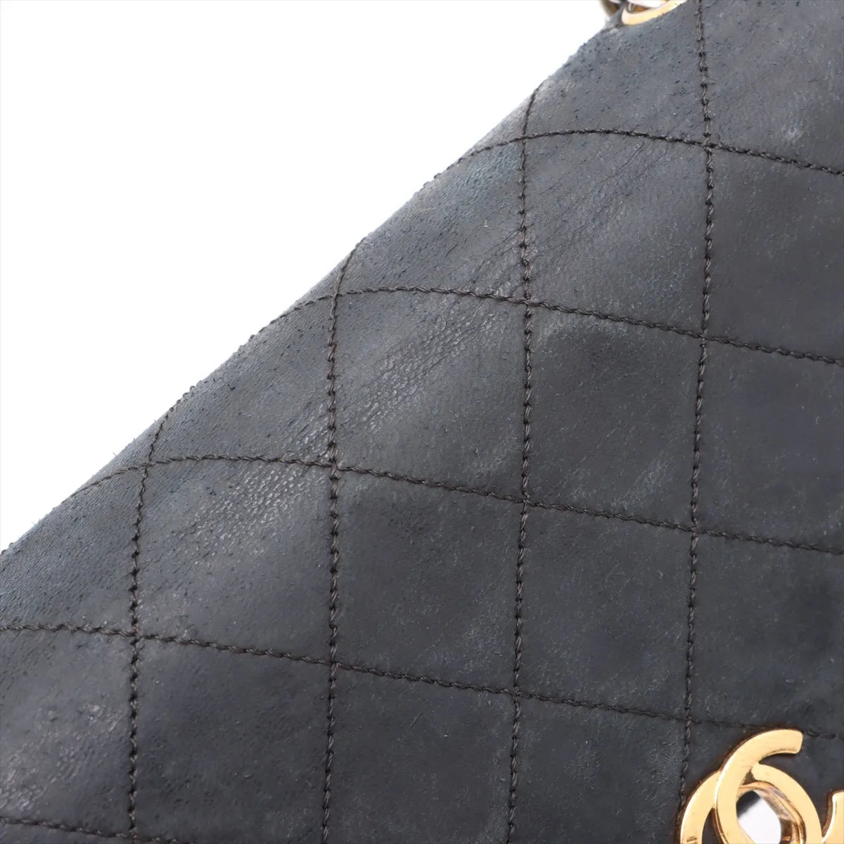 Chanel CC Logo Mini Matelasse 19 Lambskin Single Flap Single Chain Bag Black