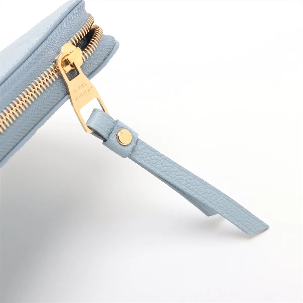 Louis Vuitton Monogram Empreinte Zippy Wallet Washed Blue
