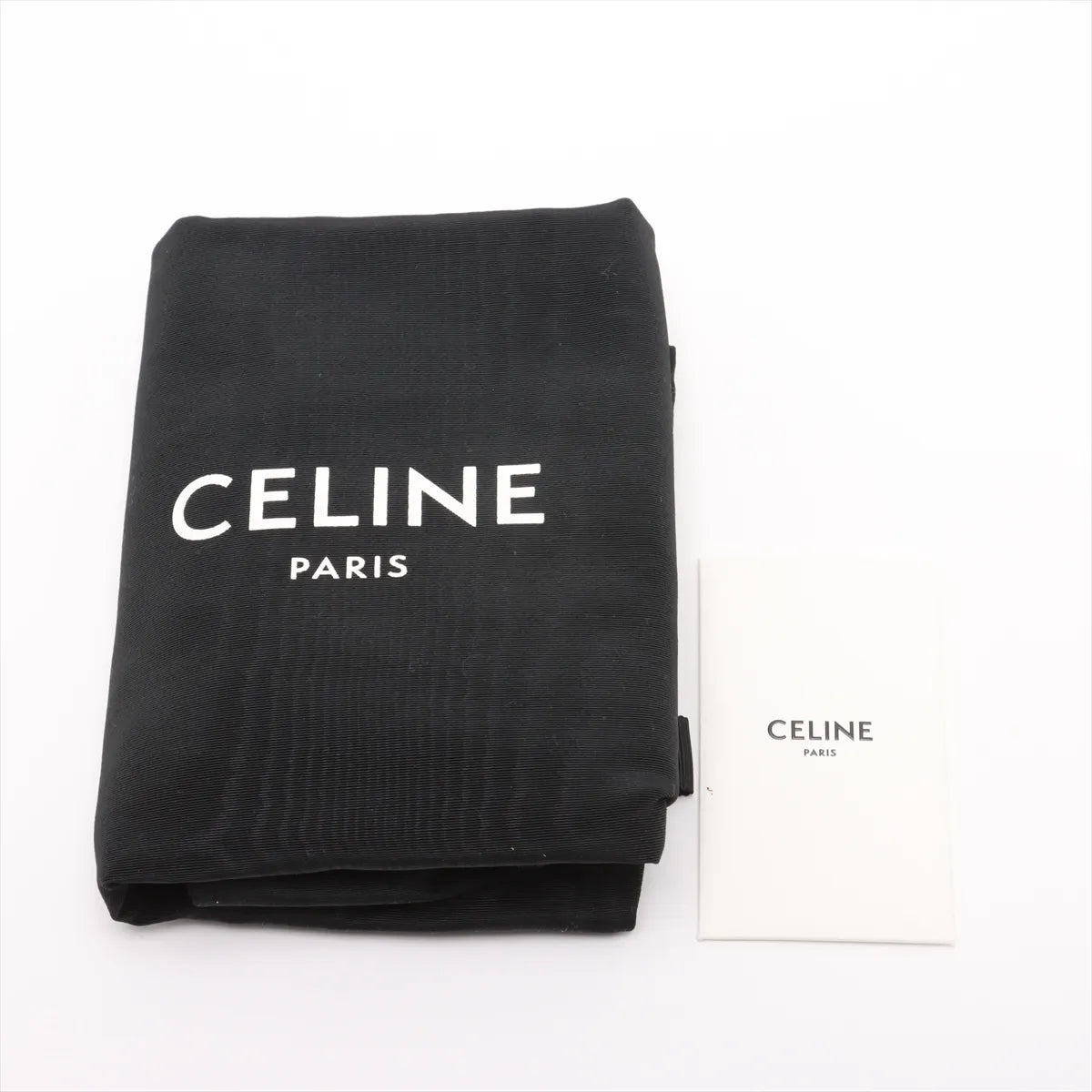 Celine Vertical Cabas Leather Two-Way Handbag Beige