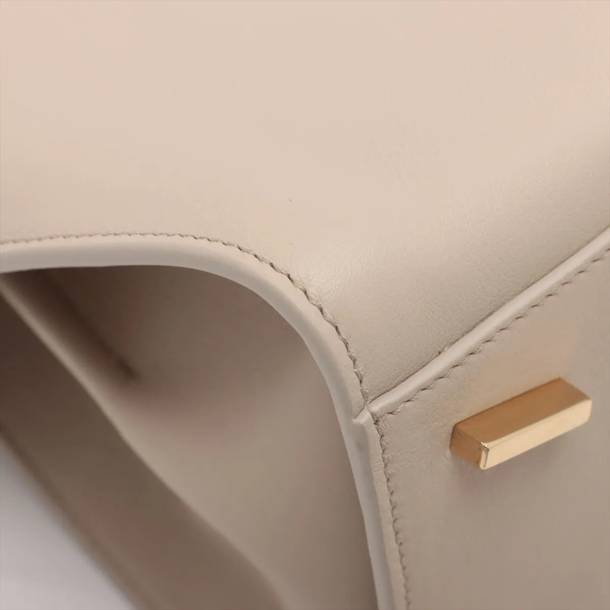 Ferragamo Hug Leather Handbag Beige
