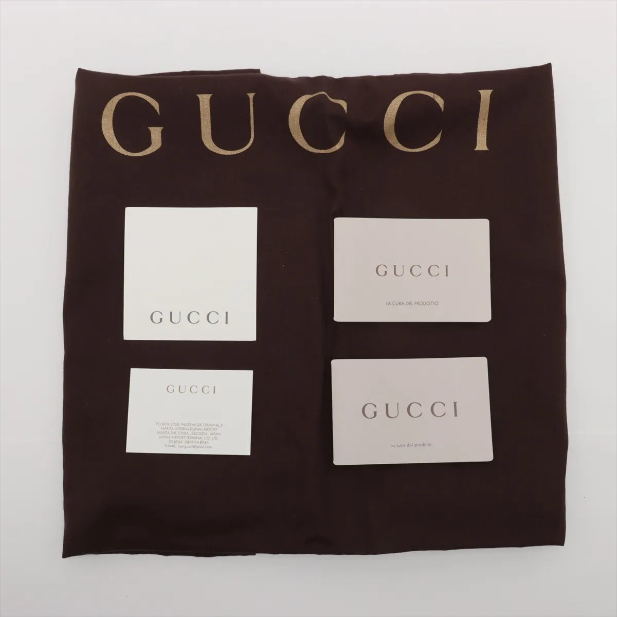 Gucci GG Logo Denim Leather Handbag Blue