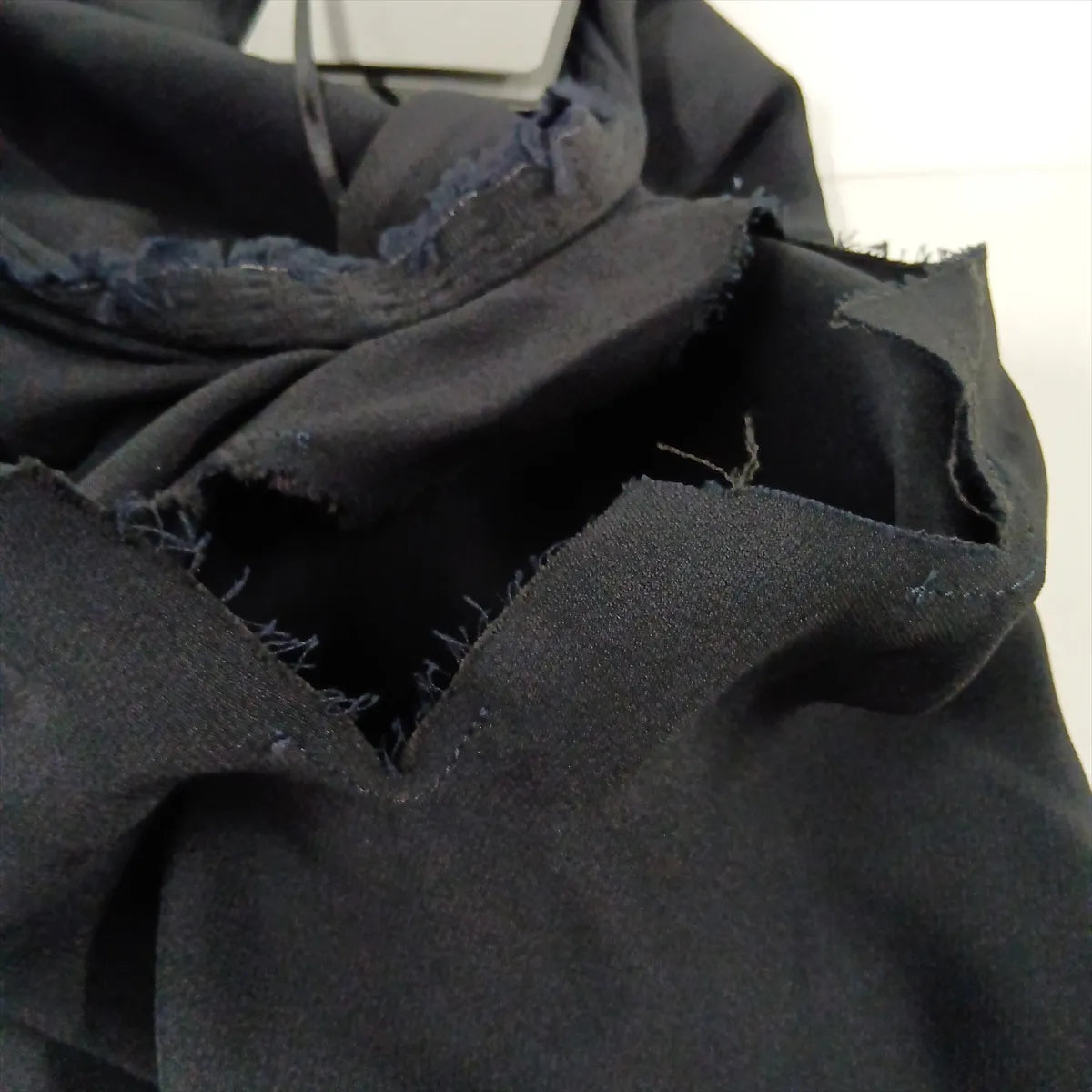 Balenciaga One Side Sleeve Rayon Long Dress Black
