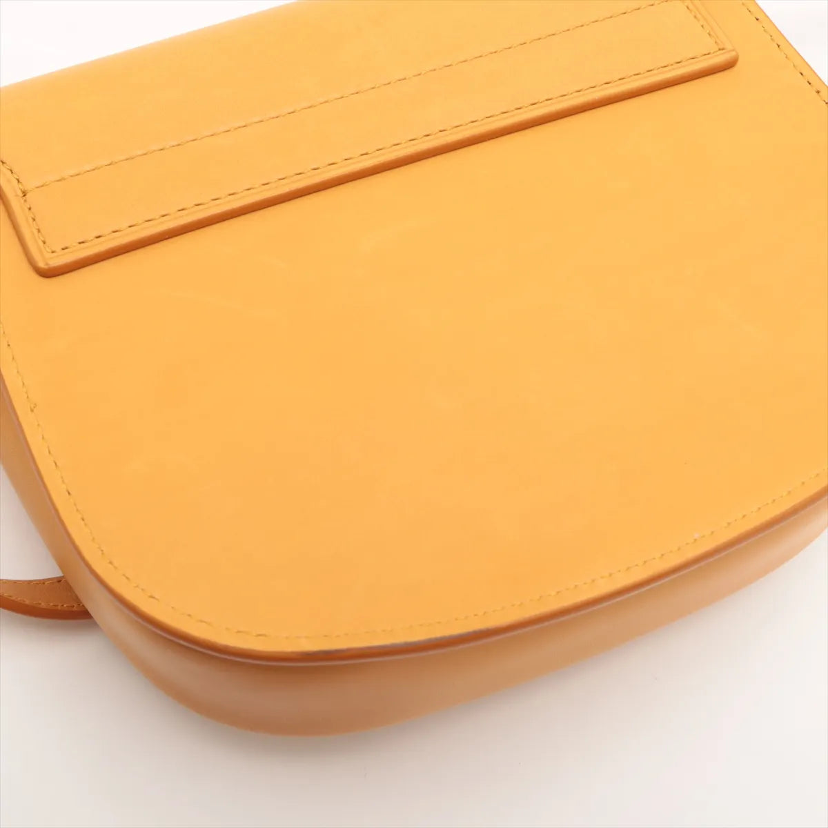 Saint Laurent Paris Kaia Leather Shoulder Bag Yellow