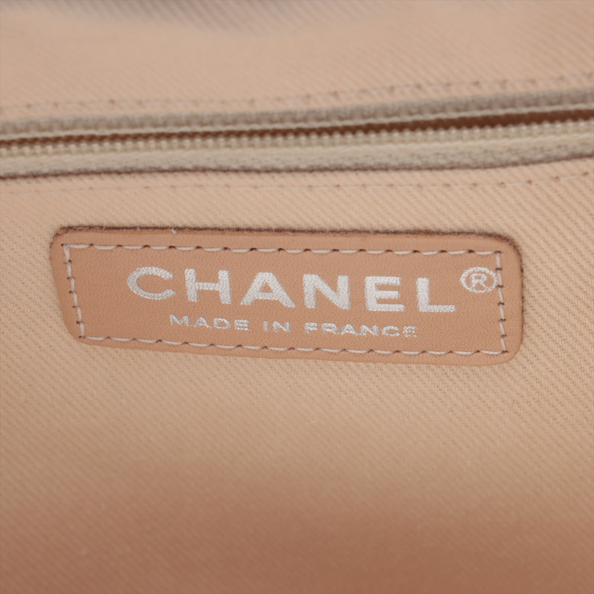 Chanel CC Logo Flower Denim Tote Bag Blue