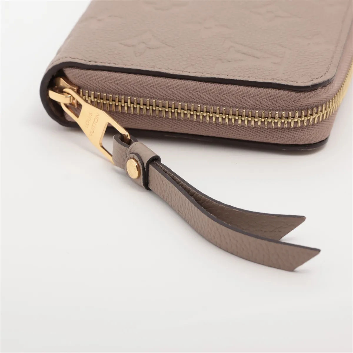 Louis Vuitton Monogram Empreinte Zippy Wallet Tourterelle