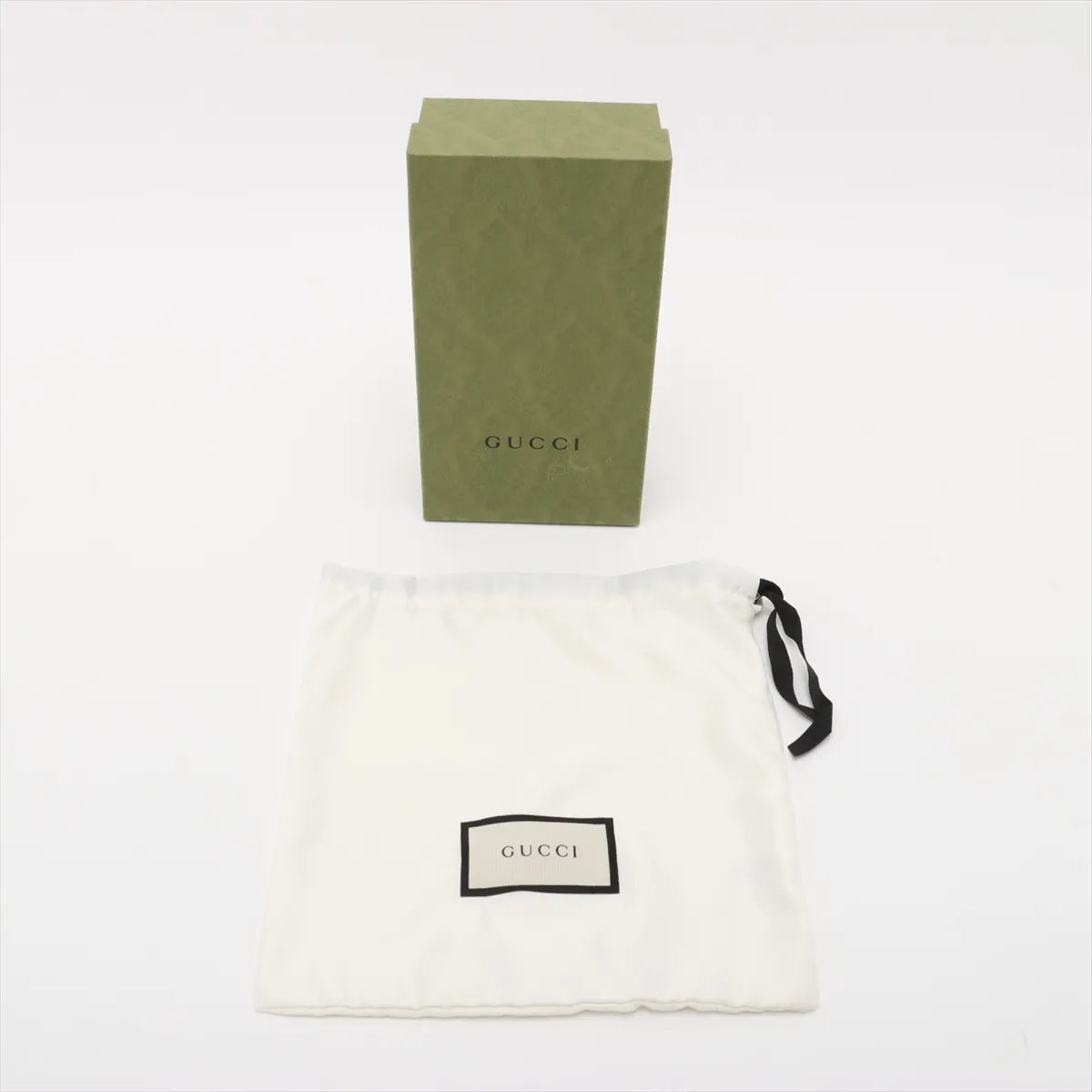 Gucci GG Supreme Jackie Chain Wallet Beige