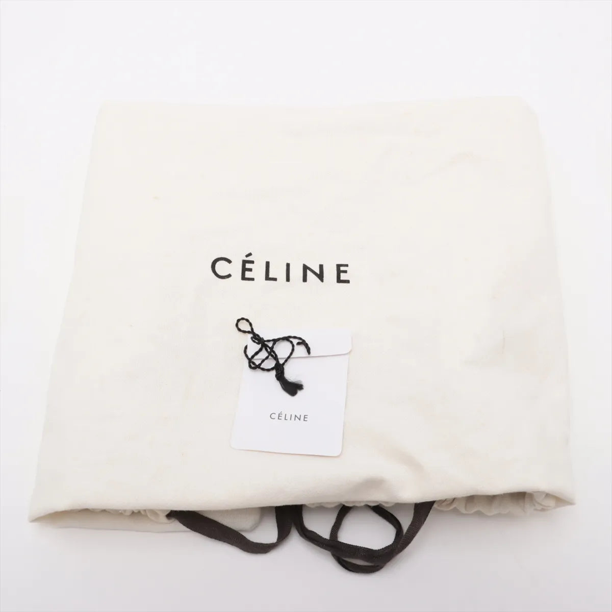 Celine Luggage Micro Shopper Leather Handbag Black