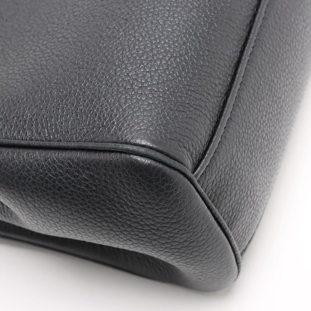 Celine 16 Small Leather Shoulder Bag Black