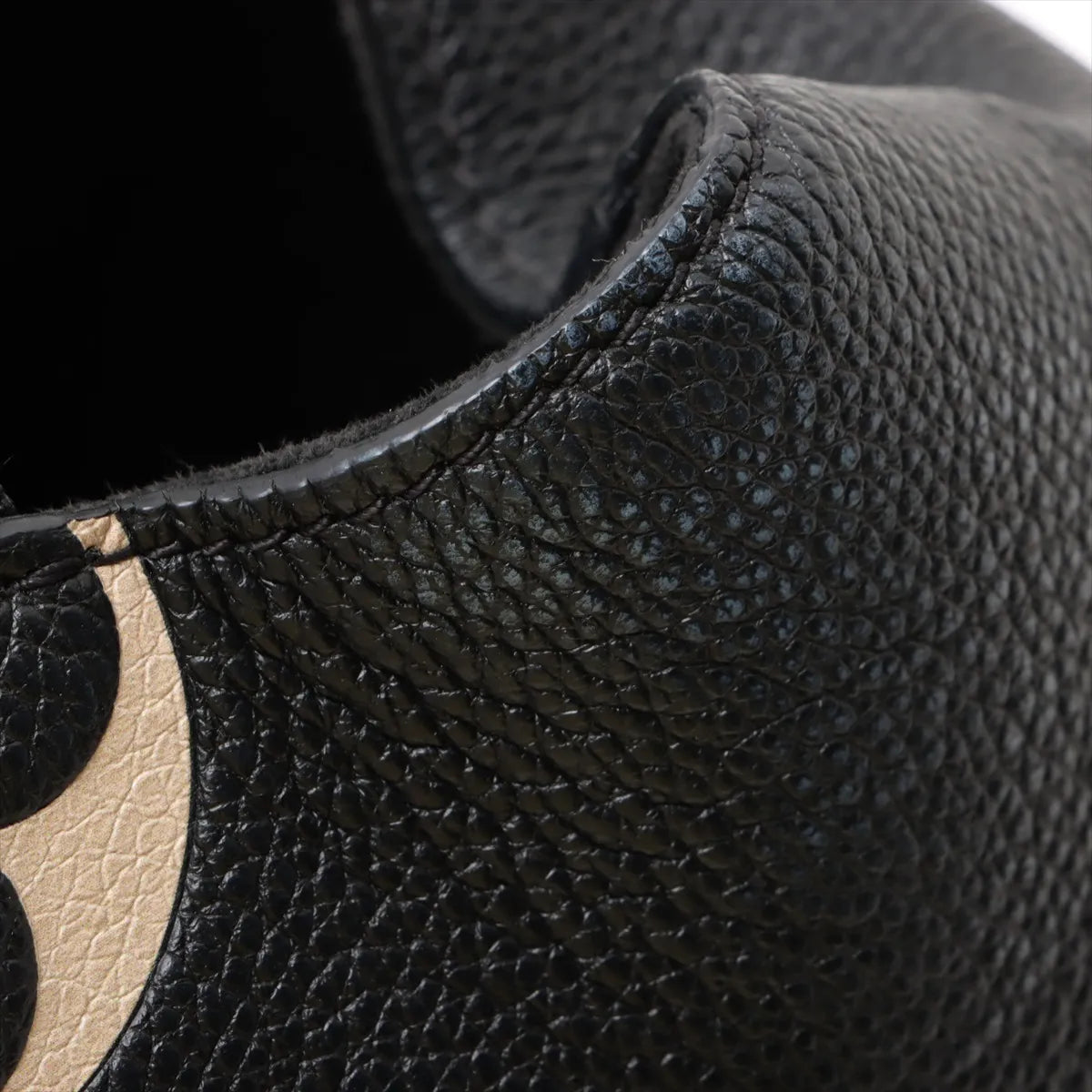 Louis Vuitton Monogram Empreinte Bicolor Grand Palais MM Black x Creme