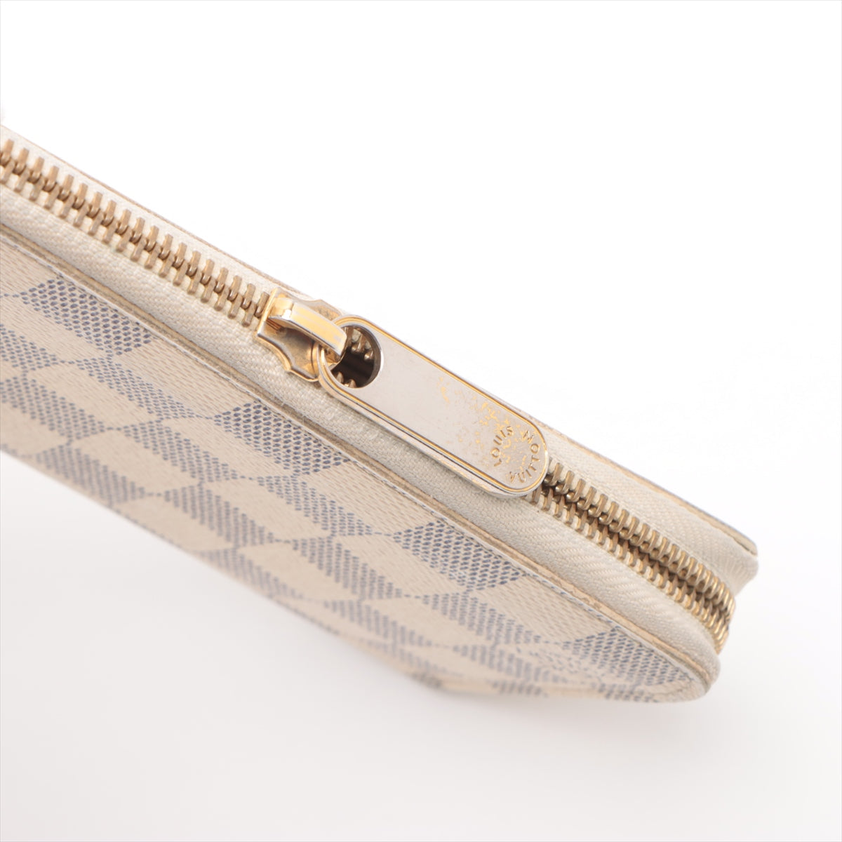 Second Hand Louis Vuitton Damier Azur Zippy Wallet