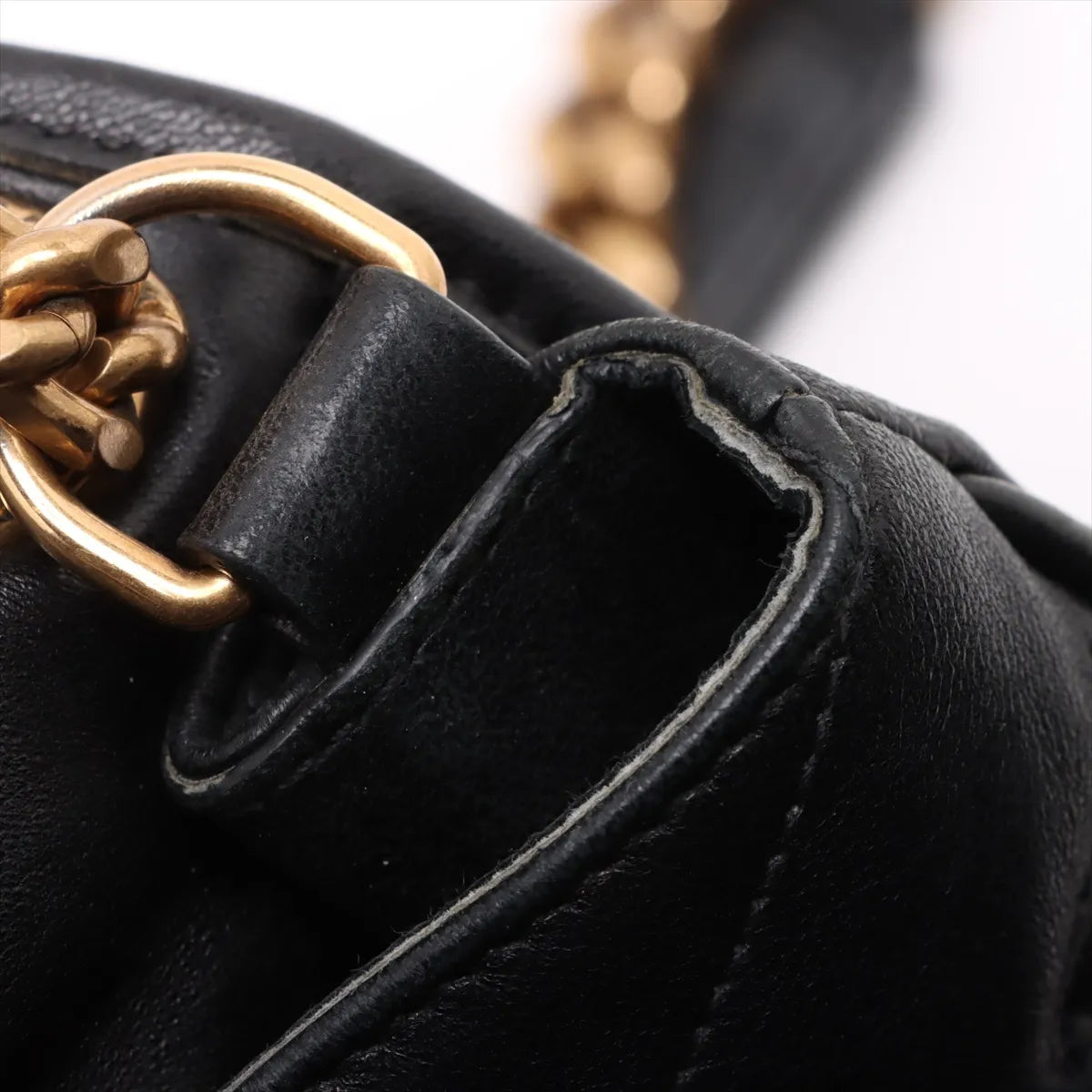 Saint Laurent Paris Niki Leather Chain Shoulder Bag Black