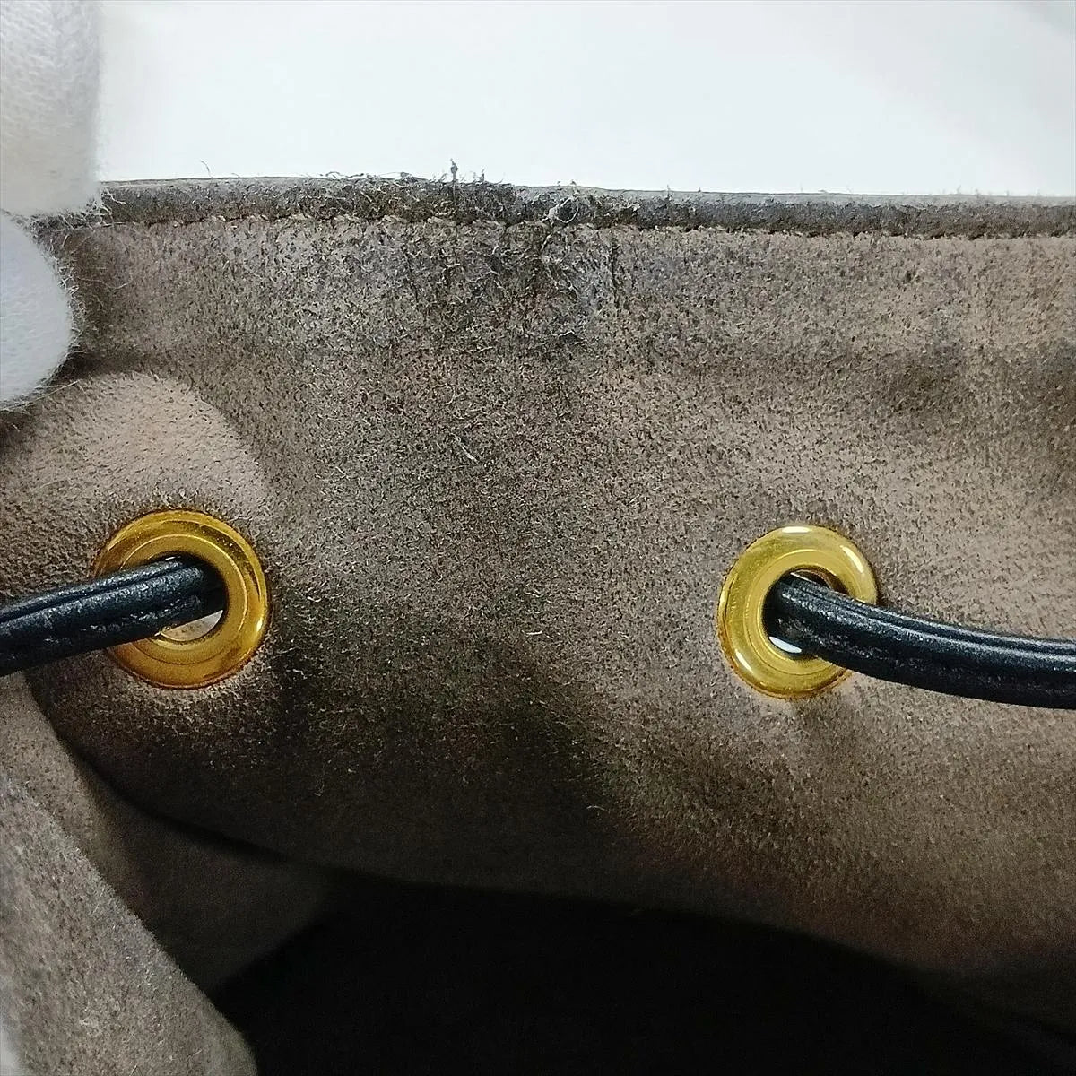 Fendi Zucca Mon Tresor Leather Two-Way Shoulder Bag Brown