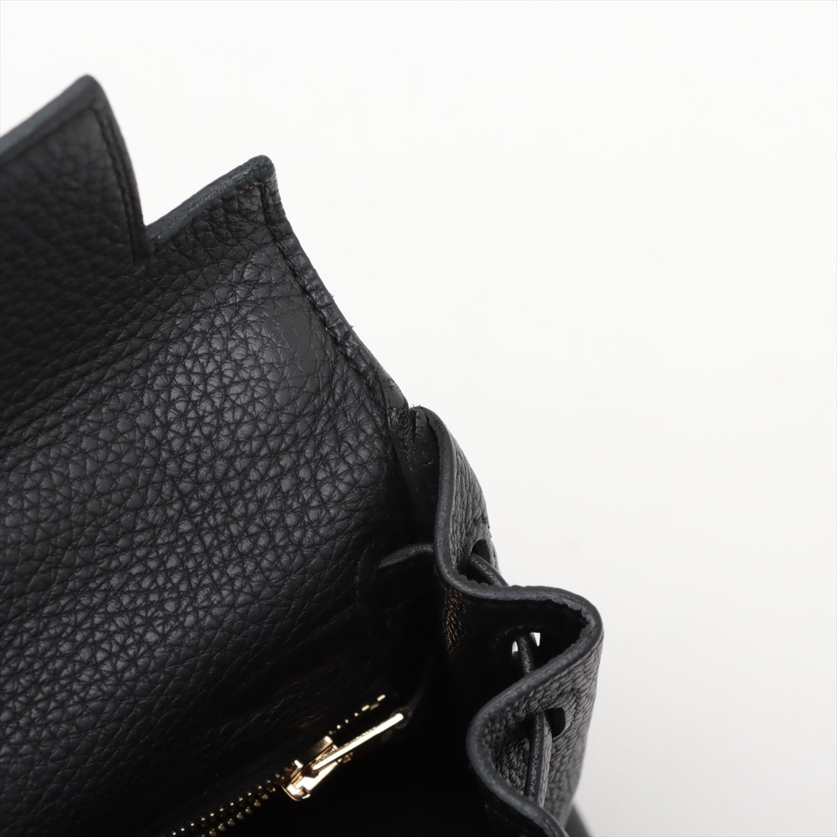 Hermes Kelly 25 Taurillon Clemence Shoulder Bag Black * PREORDER *