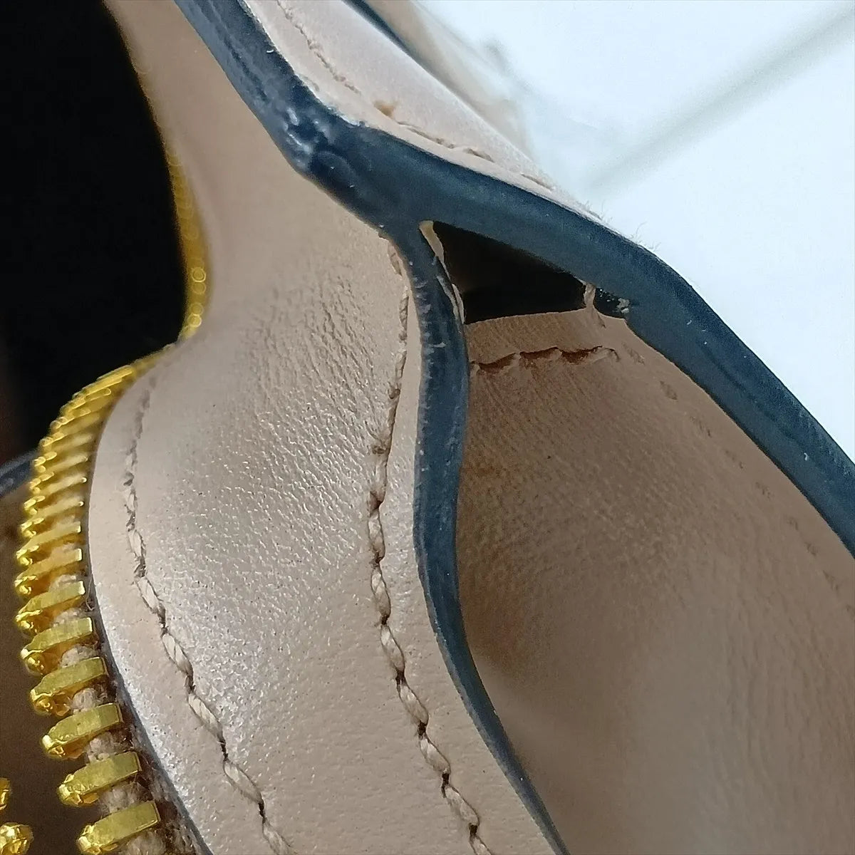 Prada Saffiano Leather Handbag Beige — product photo 15