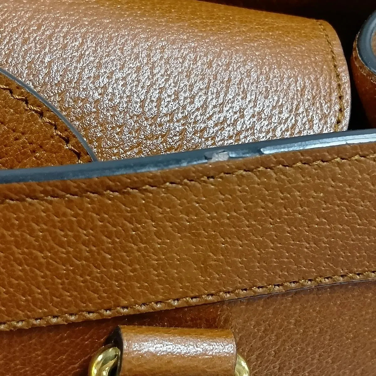Gucci Bamboo Diana Leather Two-Way Handbag Brown — product photo 15