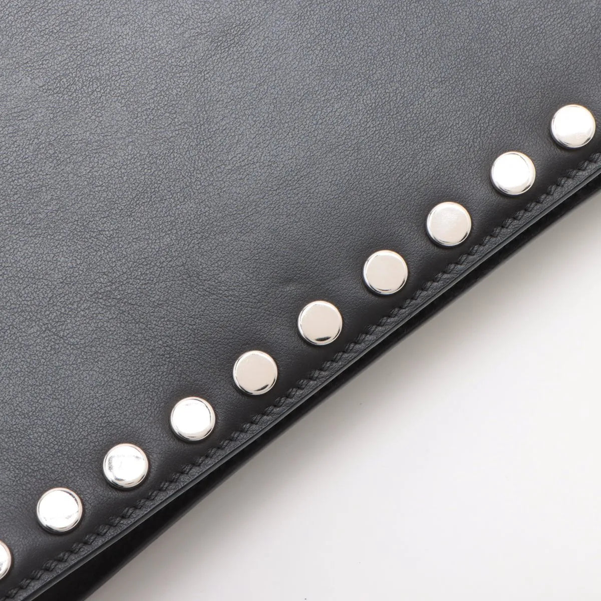 Prada Leather x Studs Shoulder Bag Multicolor
