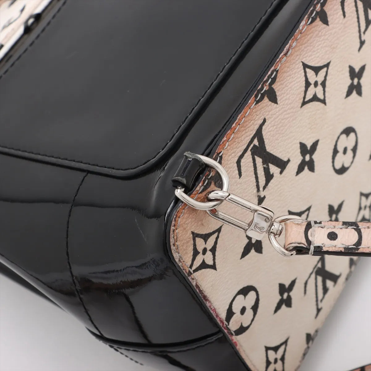Louis Vuitton Vernis x Monogram Hot Springs Mini Backpack Black
