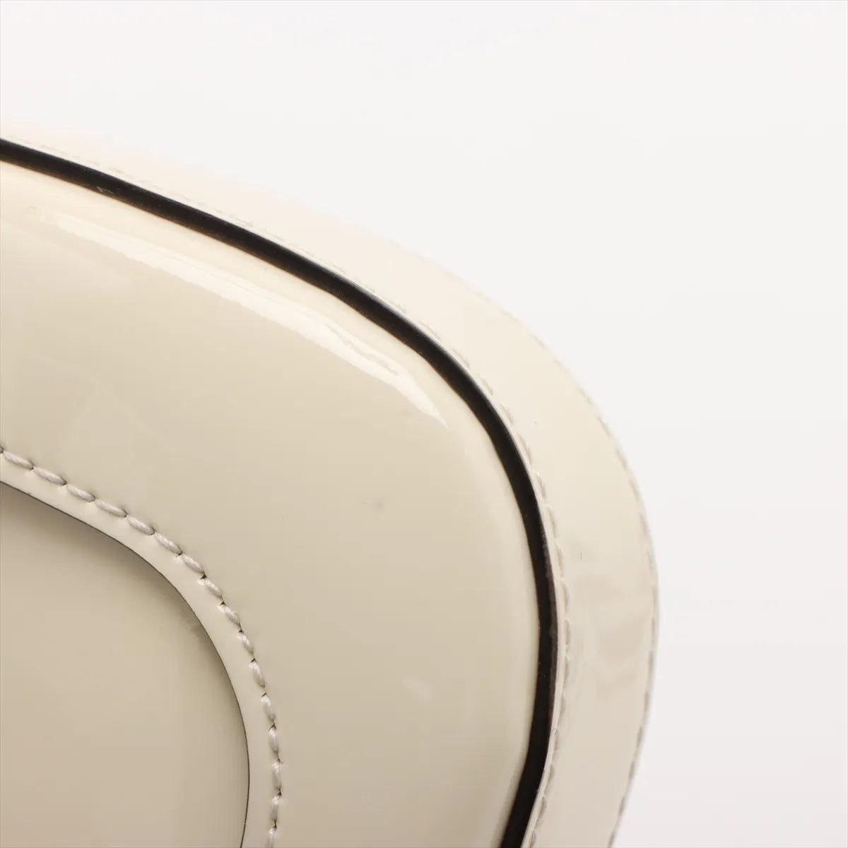 Gucci Jackie 1961 Patent Leather Two-Way Shoulder Bag White