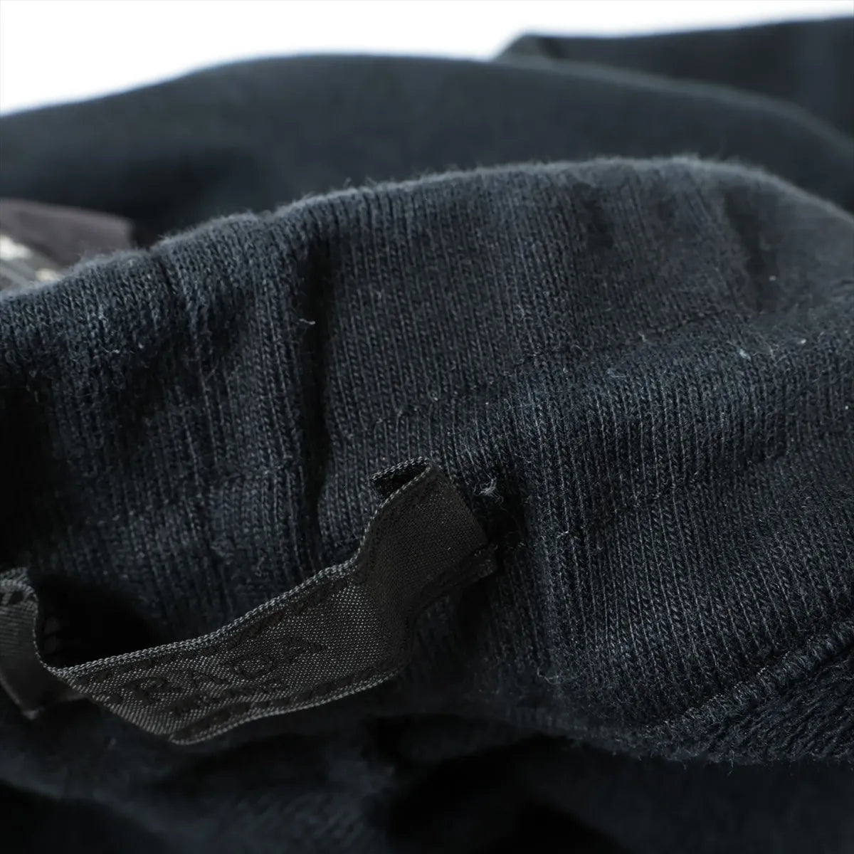 Prada Cotton Hoodie Jacket and Pants Black